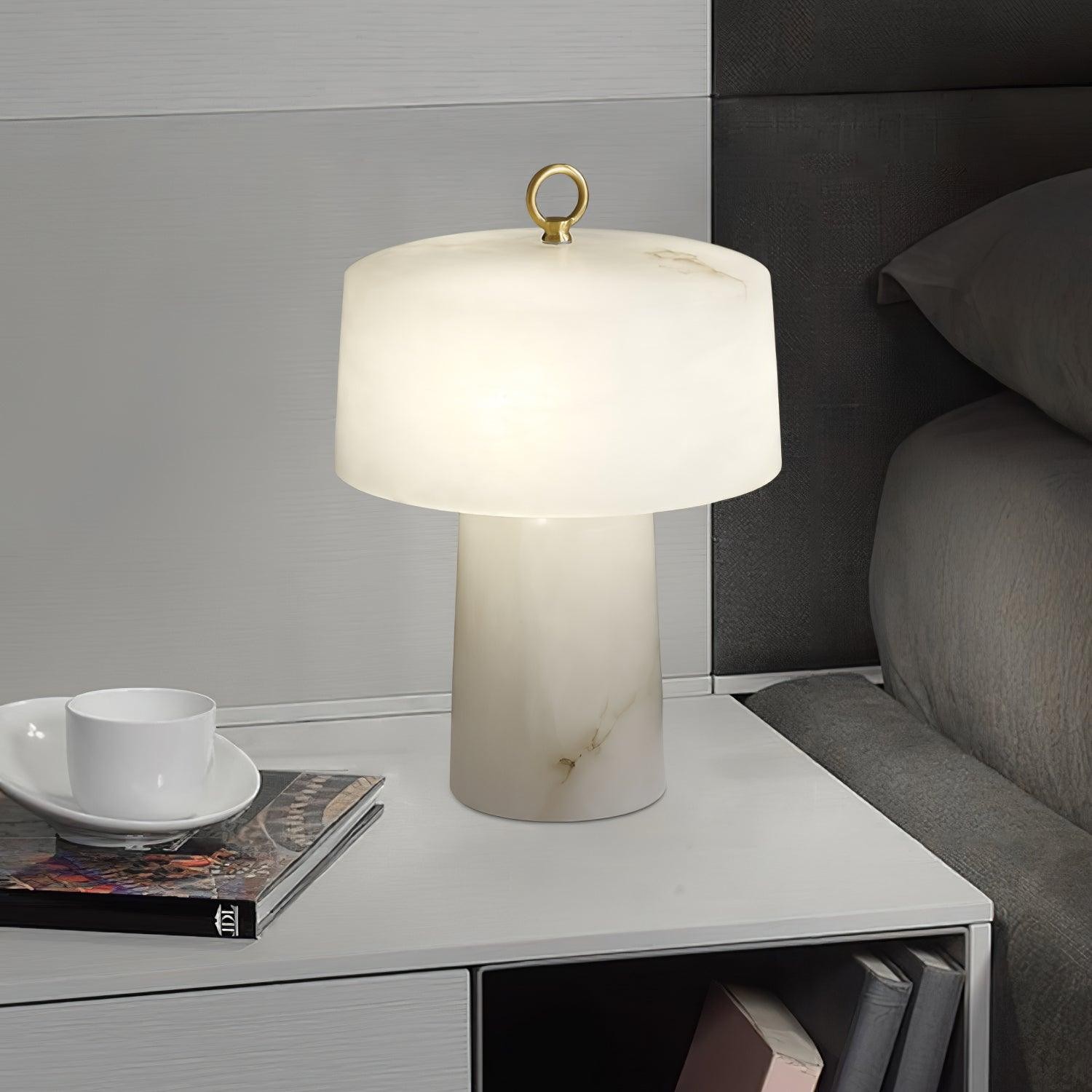 Light Luxury Style Marble Stone Table Lamp K236
