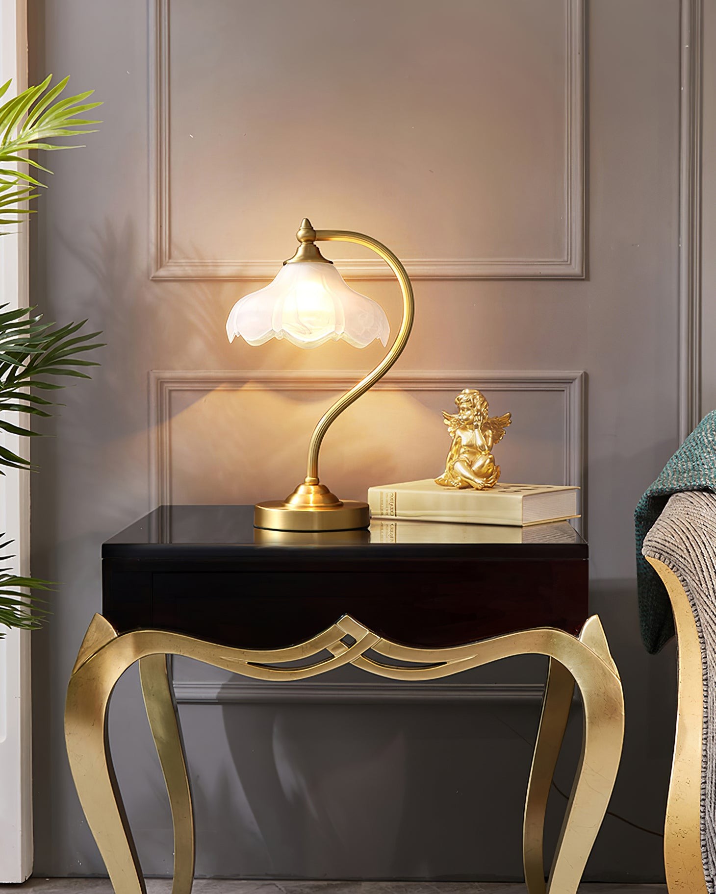 Magnolya Flower Table Lamp K1048