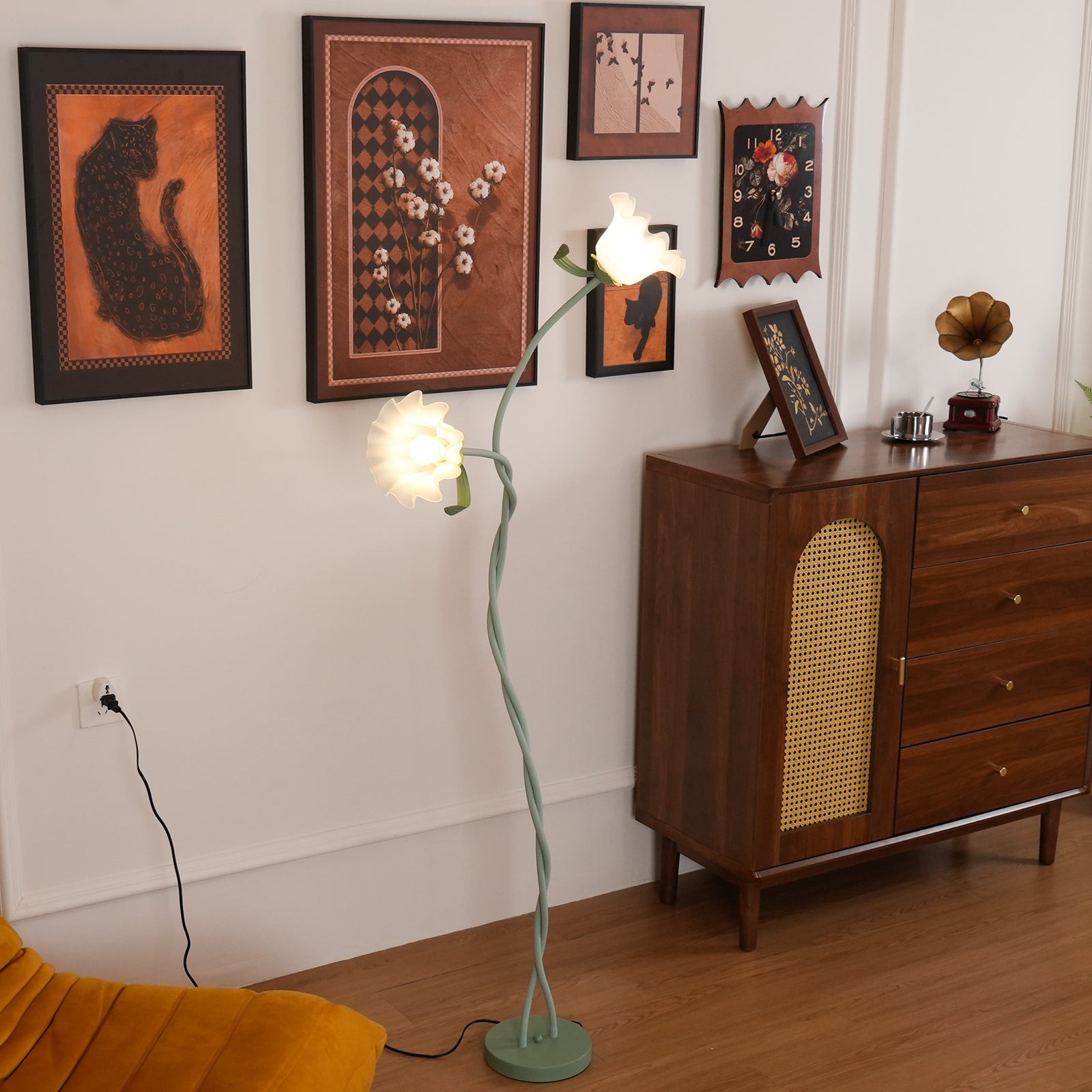 Creative Multi-Head Winding Flower Shape Floor Lamp K286