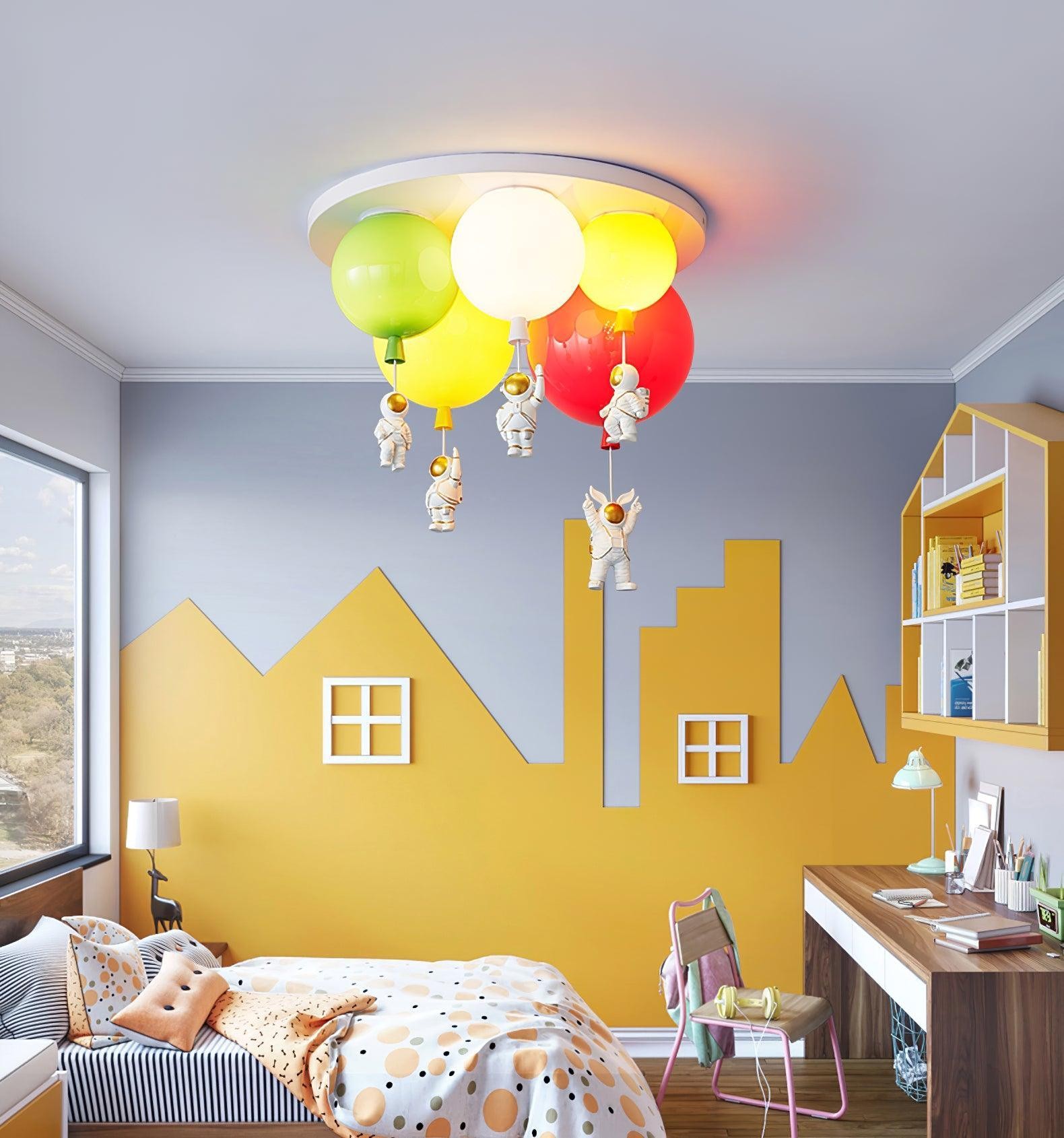 Astronaut Glossy Balloon Ceiling Lamp K244