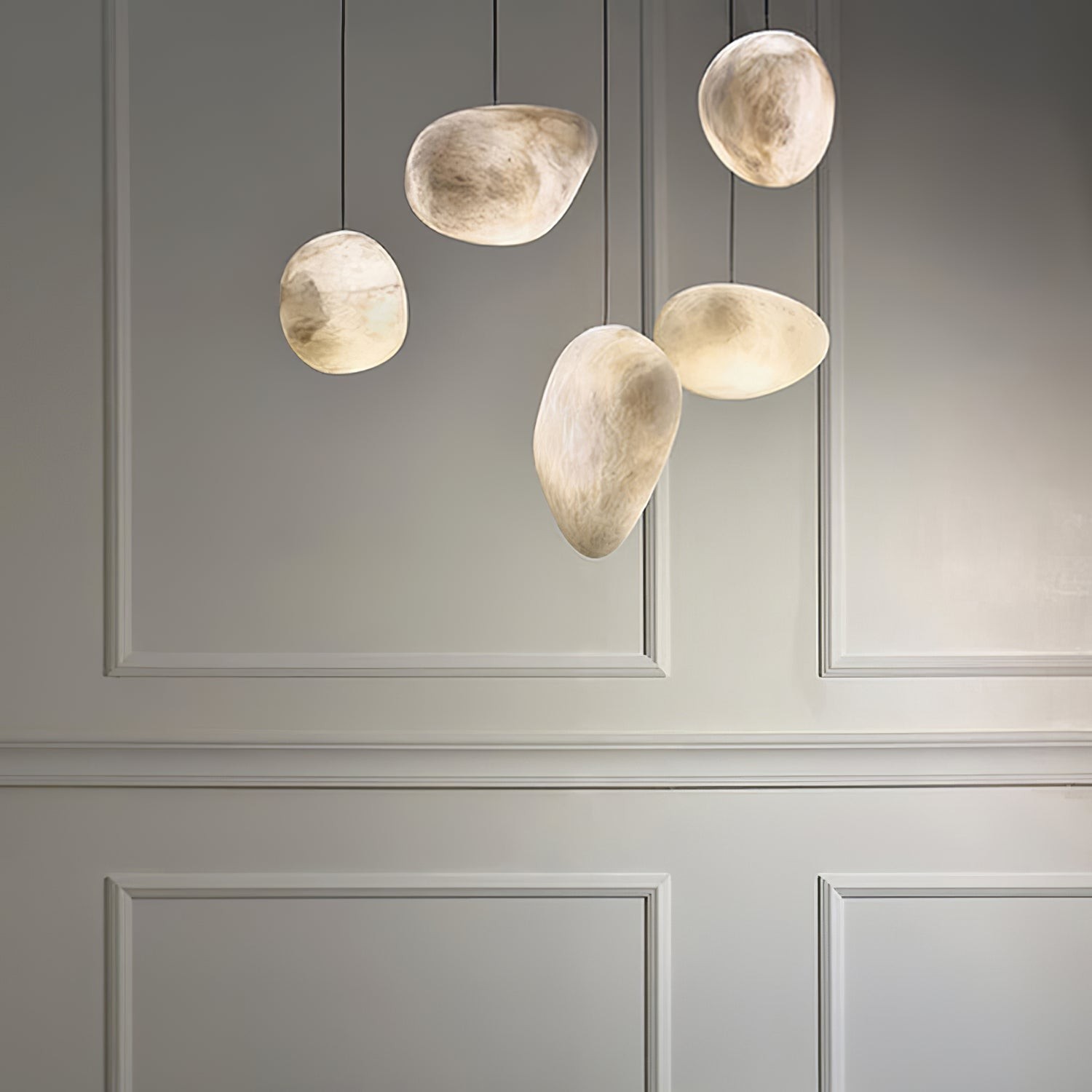 Pebbles Alabaster Pendant Lamp K584