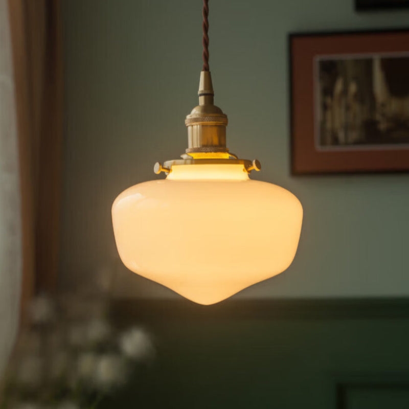 Radiant Lantern Retro Glass Pendant Light D954