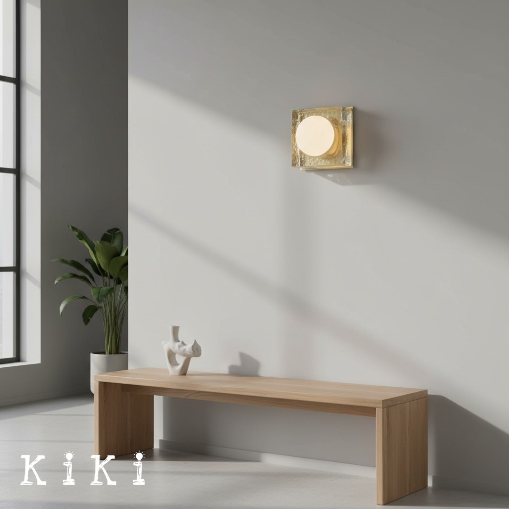 Vellaro Minimalist Round or Square Wall Light - Stylish Lighting for Kitchen and Office K1646
