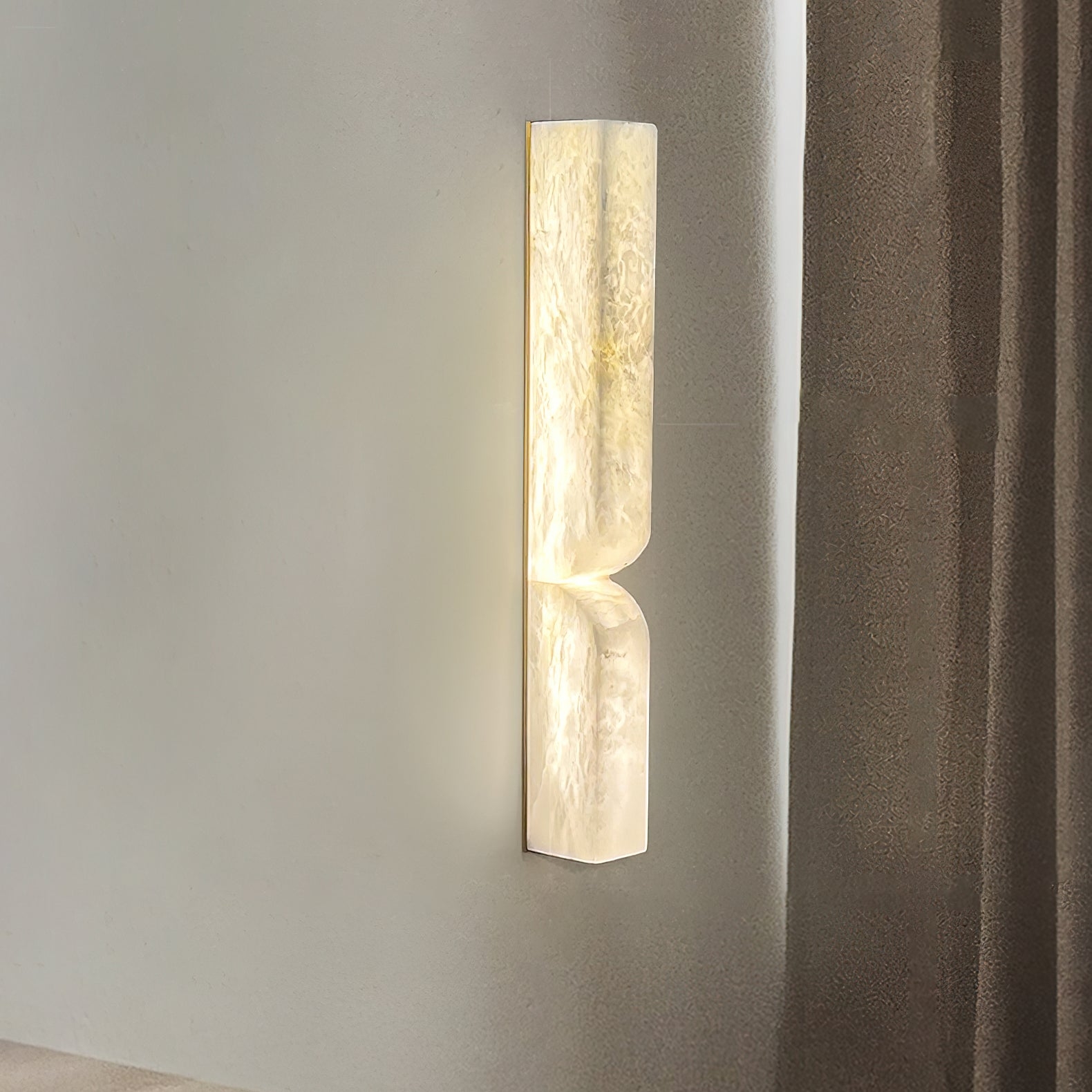 Rectangular Alabaster Wall Lamp D639