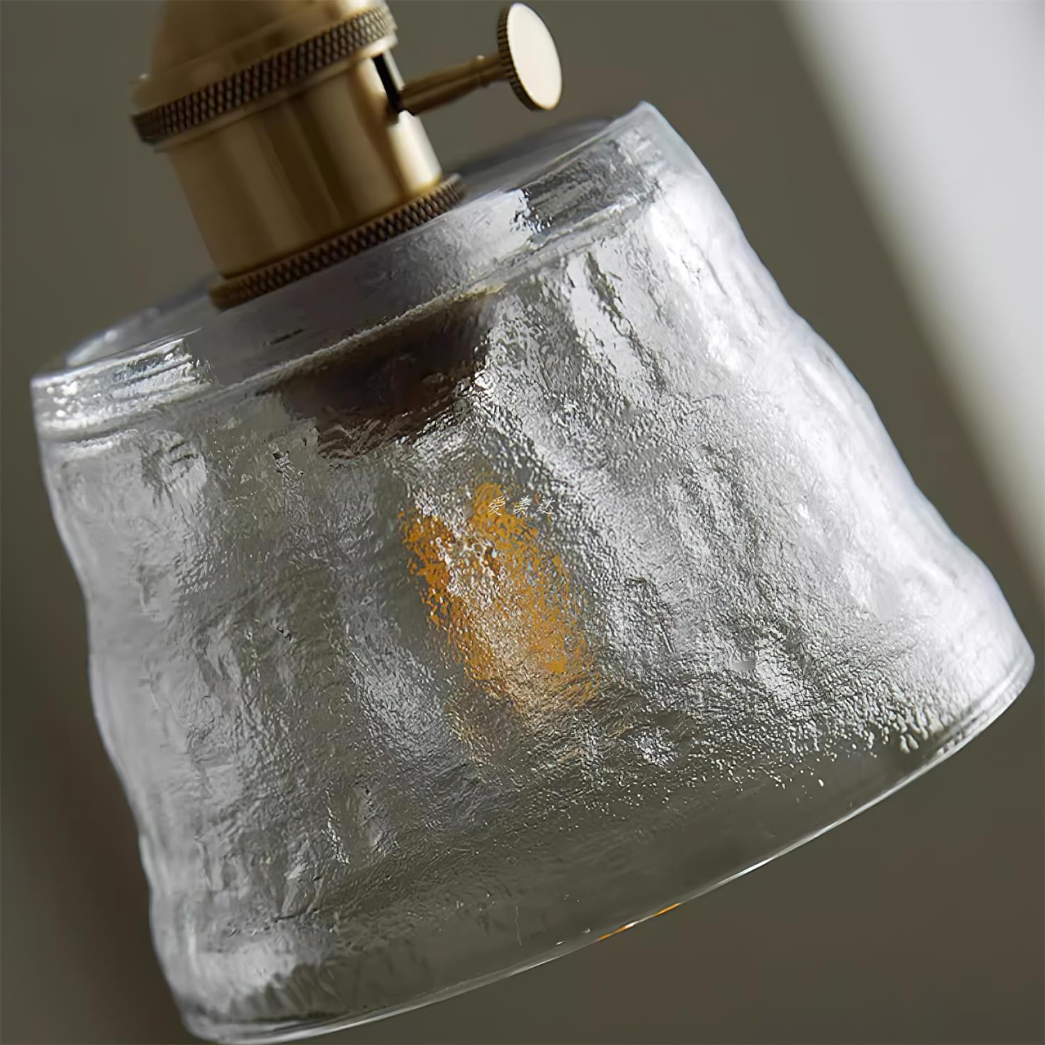 Retro Small Cup Glass Pendant Lamp K305