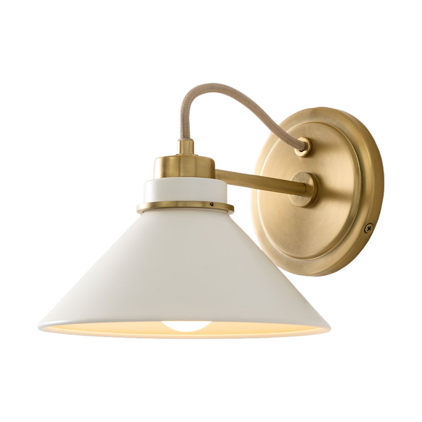 Aurenza Farmhouse Wall Sconce – Metal Or Glass Lighting for Entrance or Bedroom K1140