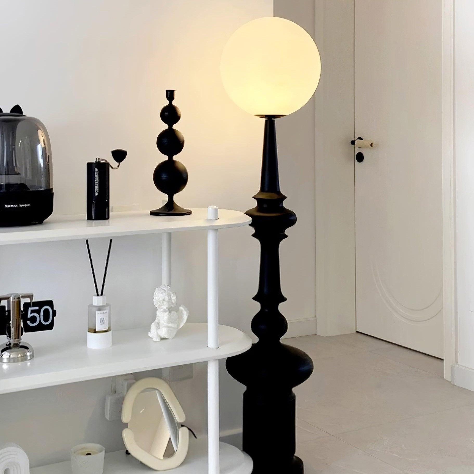 Retro Creative Roman Chess Column Floor Lamp K163