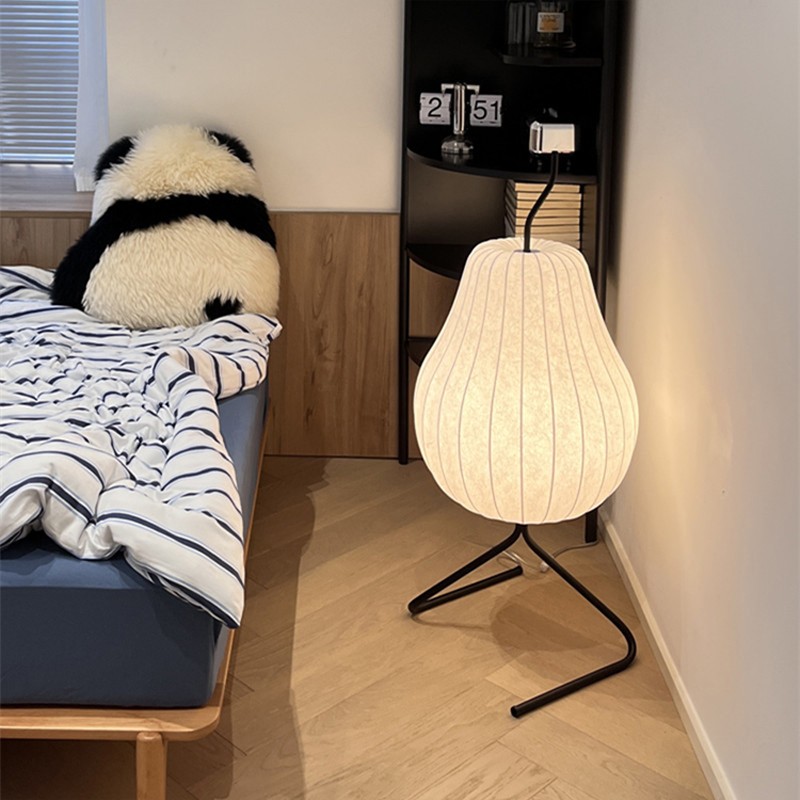 Living Room Decorative Pear Silk Floor Lamp K11