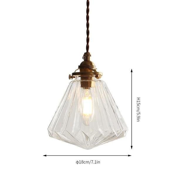 Clear glass pendant lights series