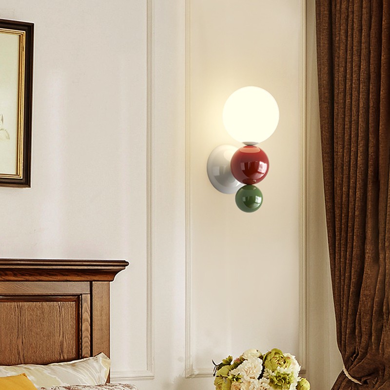 Cream Style Globe Bubble Wall Sconce K130