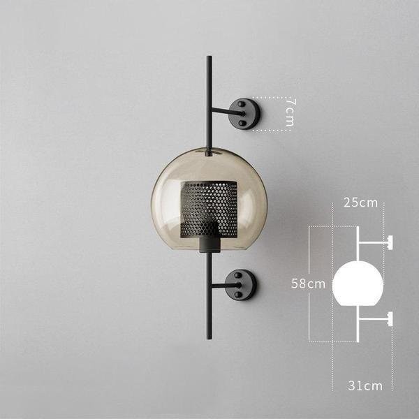 Chiswick Glass Wall Light