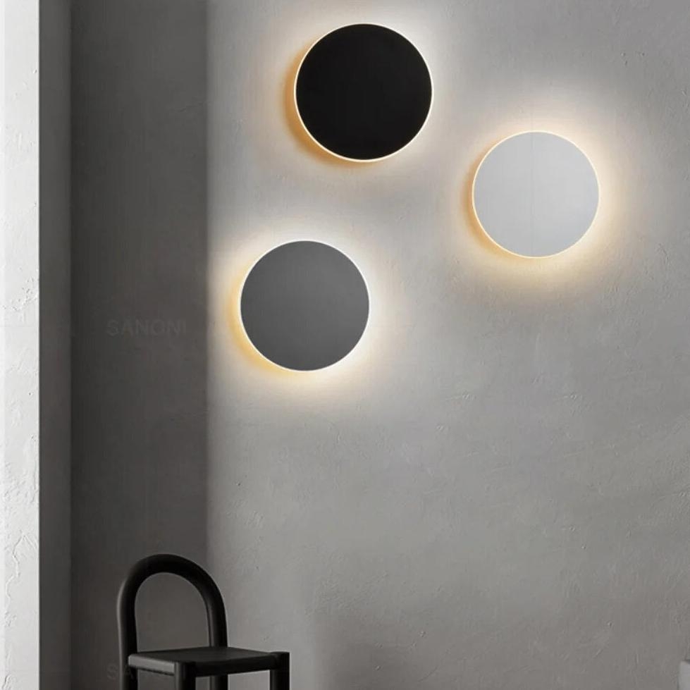 Modern Nordic Round Aluminum Minimalist LED Wall Light D767