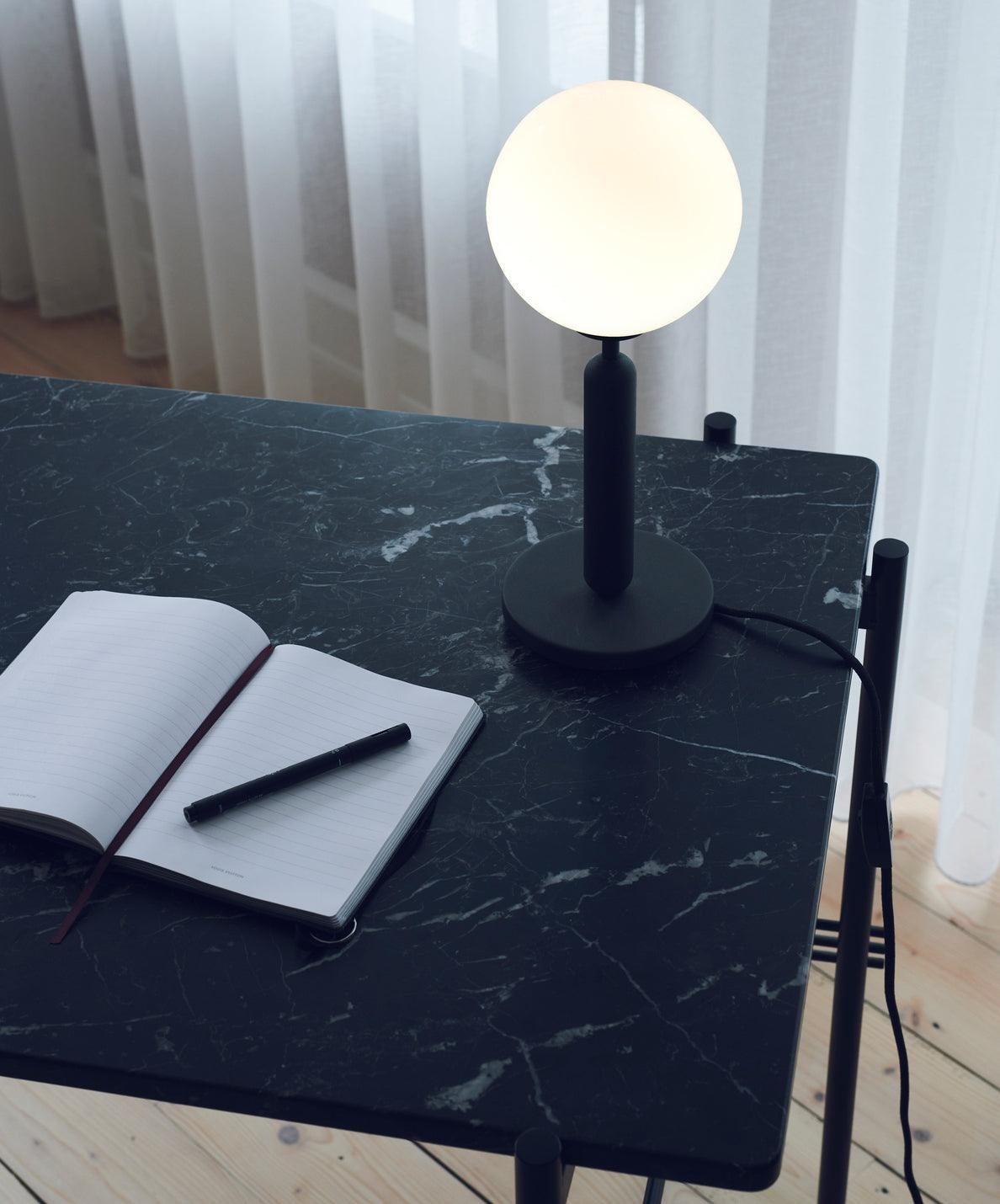 Spherical Stylish Glass Induction Table Lamp K504