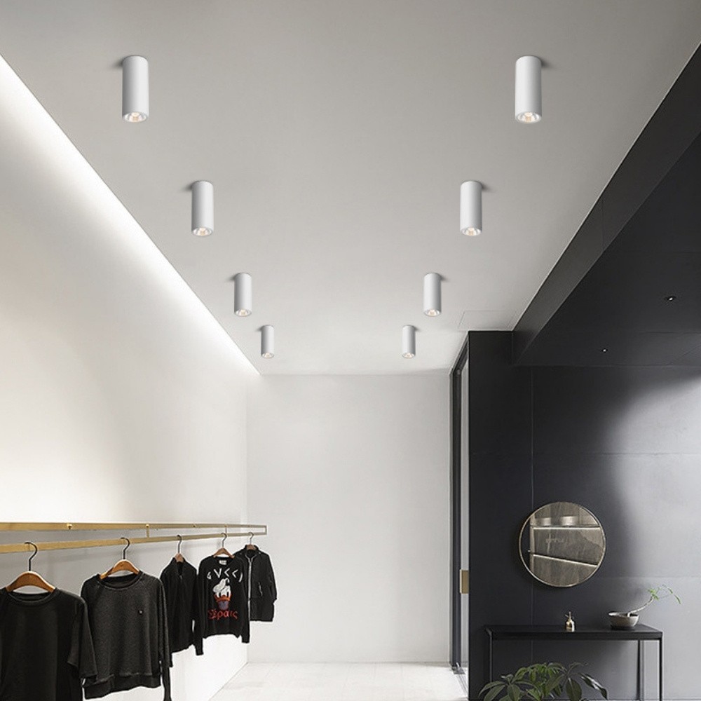 Led Cylindrical Long Tube Surface Mount Ceiling Spotlight K1099