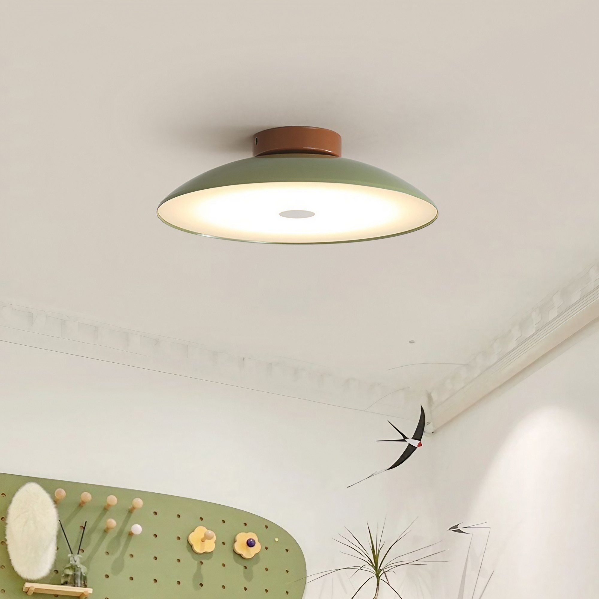 Nordic Cream Led Iron Aisle Ceiling Light K210