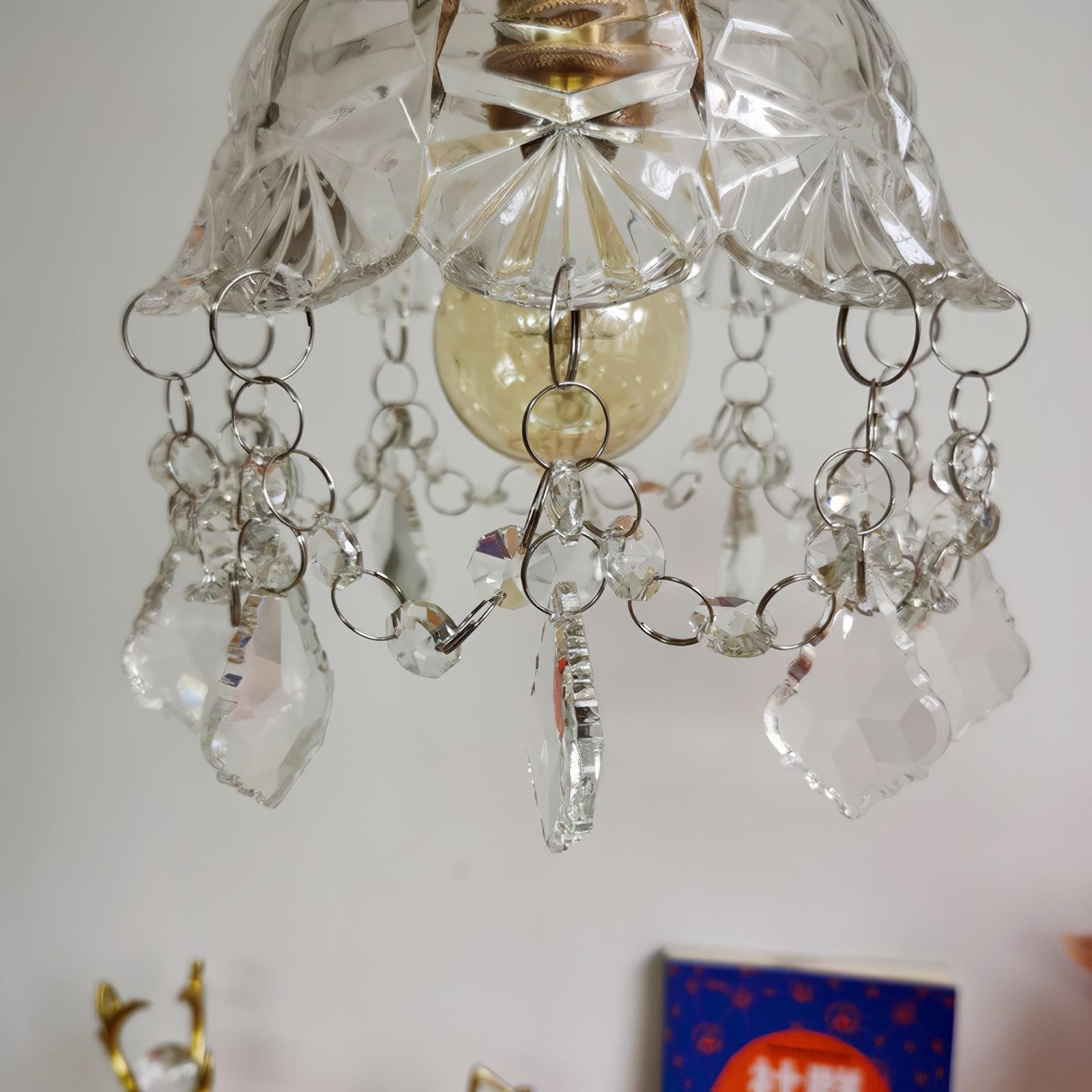 French Crystal Tassel Wall Light K395