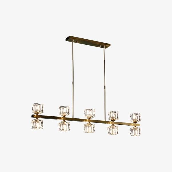 Crystal Round Chandelier/Brass Crystal Series