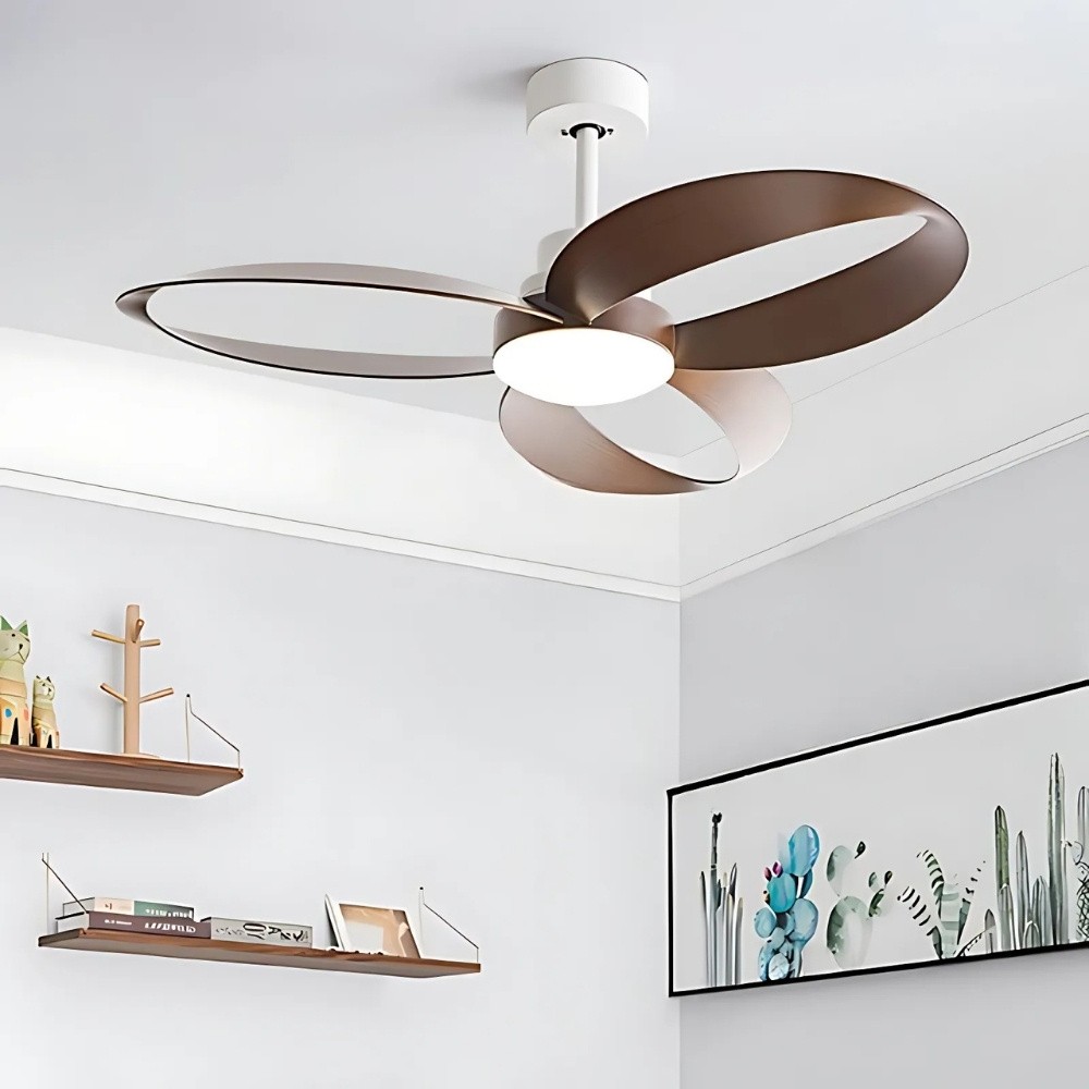 Modern Windmill Retro LED Ceiling Fan Light K1117