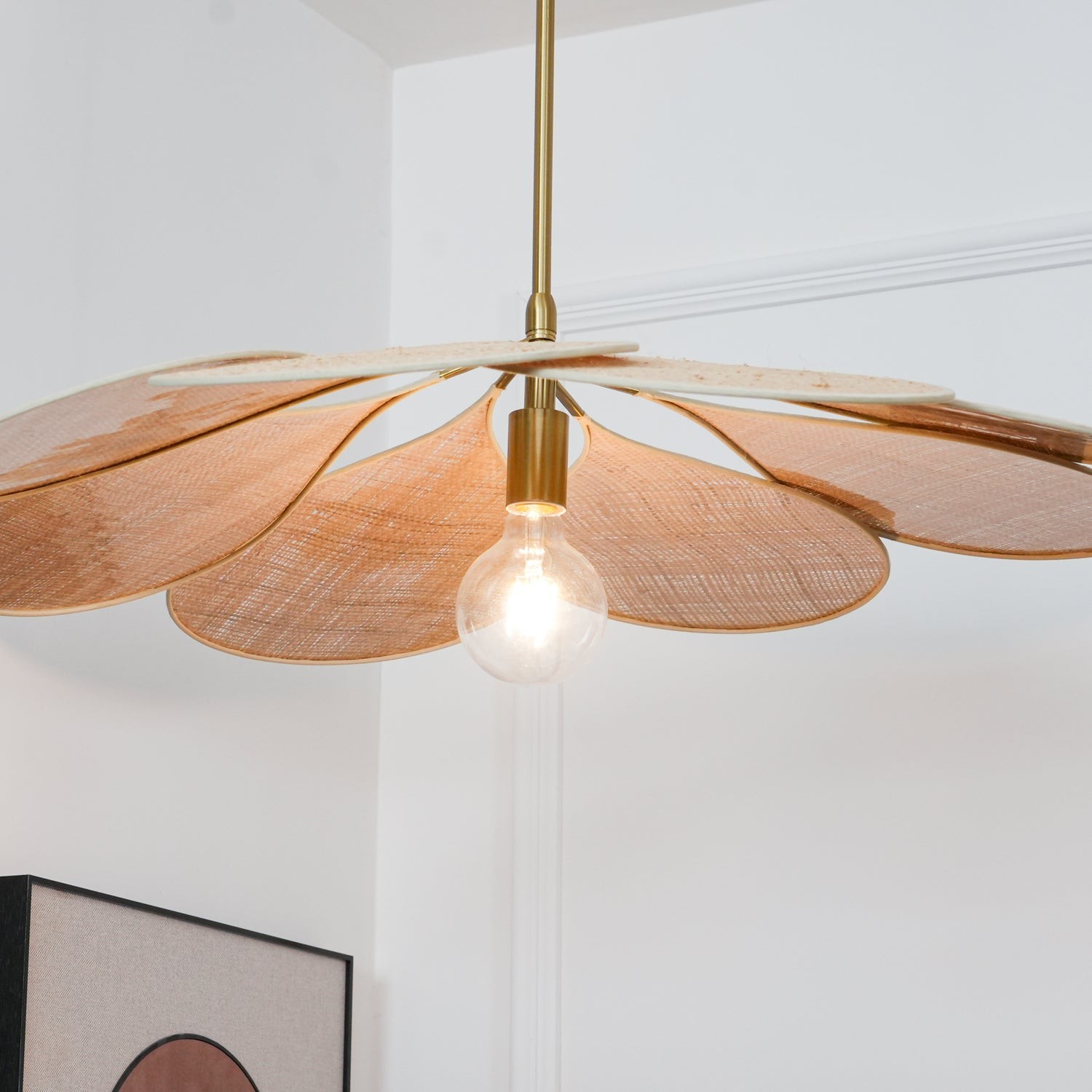 Petals Bloom Rattan Pendant Lamp K588