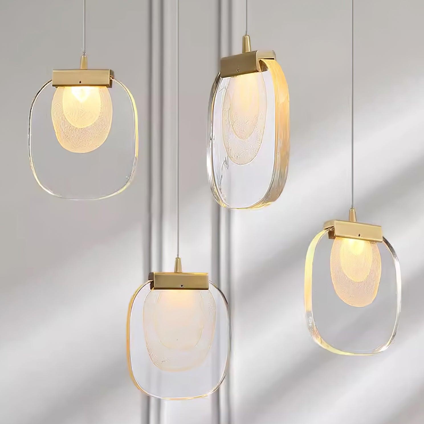 Glass Ripples Pendant Lamp K408