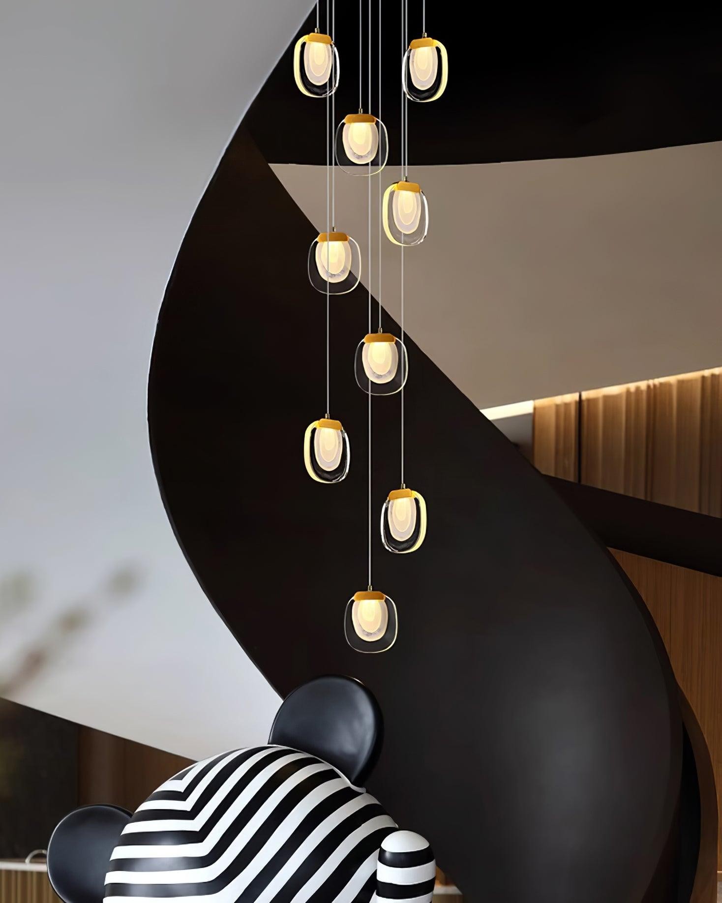Glass Ripples Pendant Lamp K408