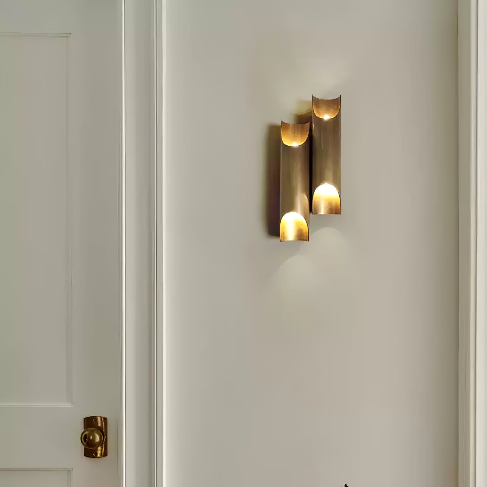 Brass Double Tube Wall Lamp K287