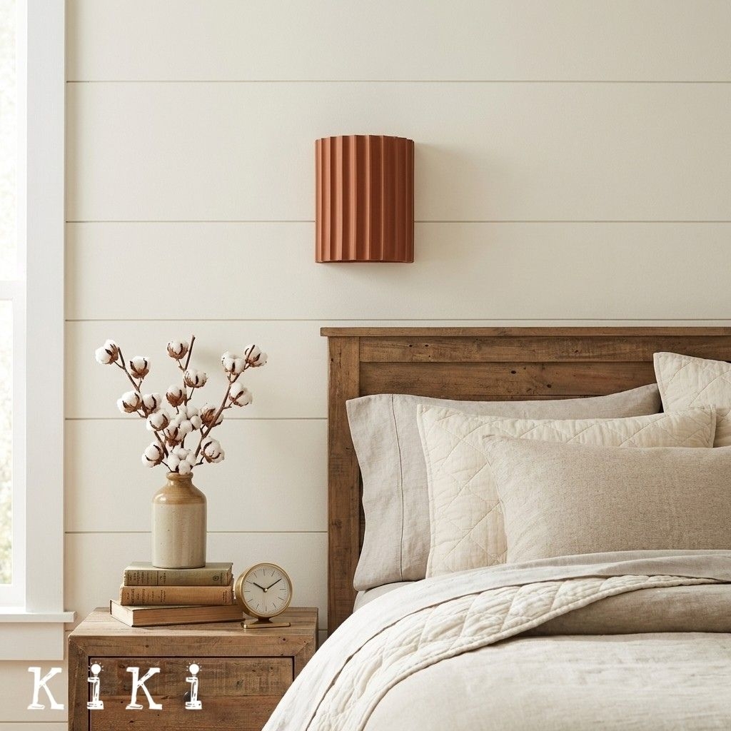 Striped Semicircle Resin Wall Lamp - Contemporary Accent Lighting for Living Room K95