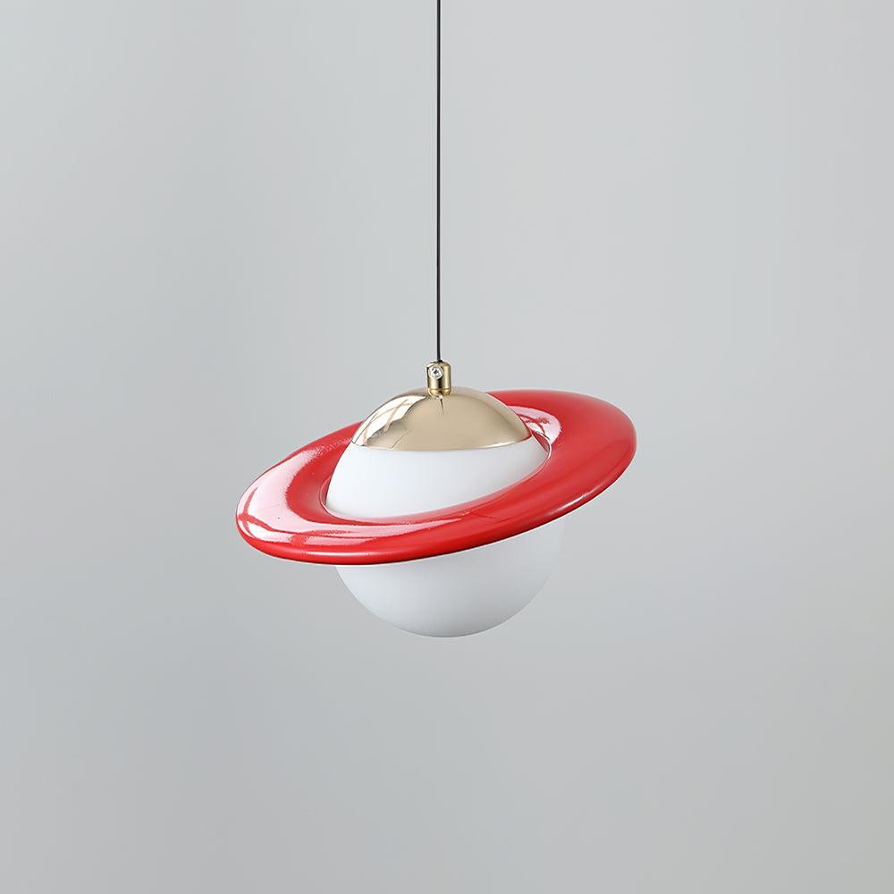 Romantic Saturn Planet Pendant Lamp for Bedroom K656