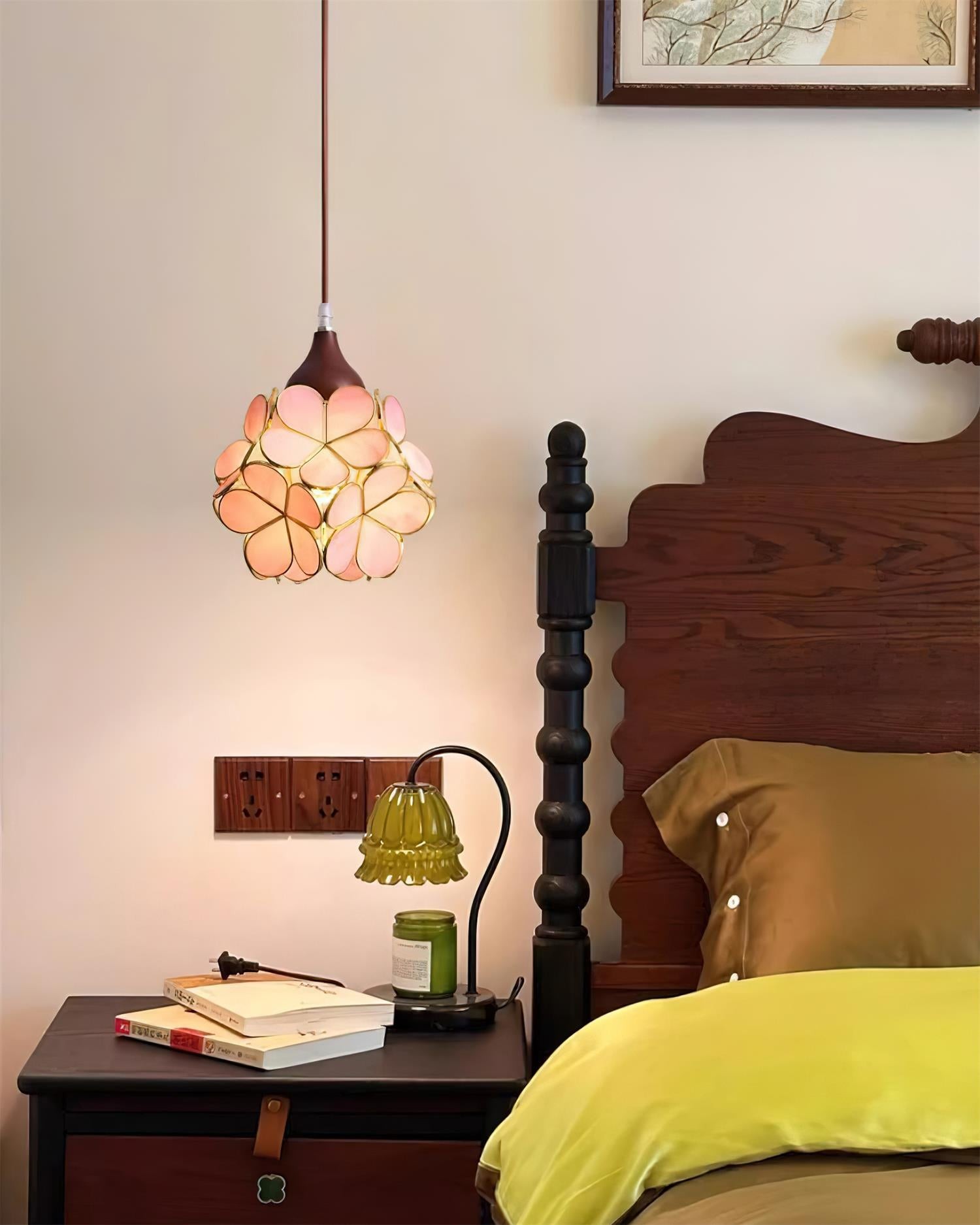 French Creative Pastoral Style Flower Pendant Light K487