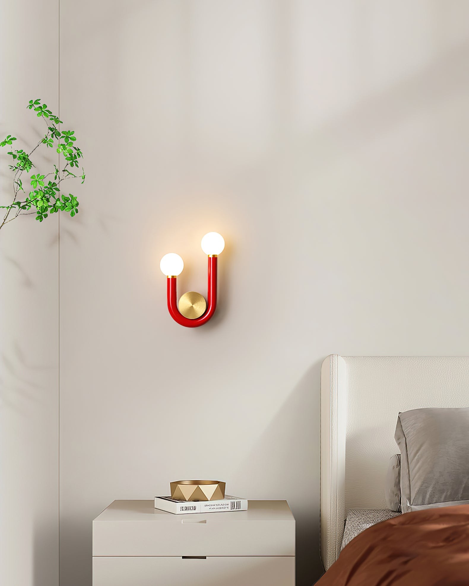 Creative U Shaped Double Head Wall Lamp K695