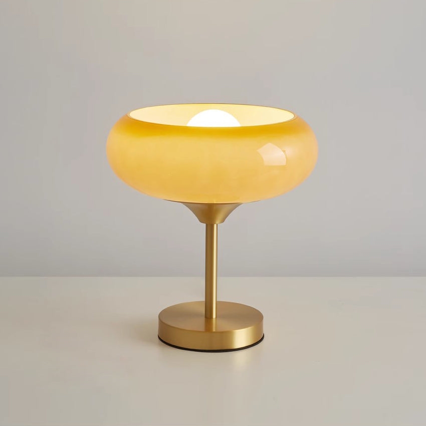 Egg Tart Glass Table Lamp D443