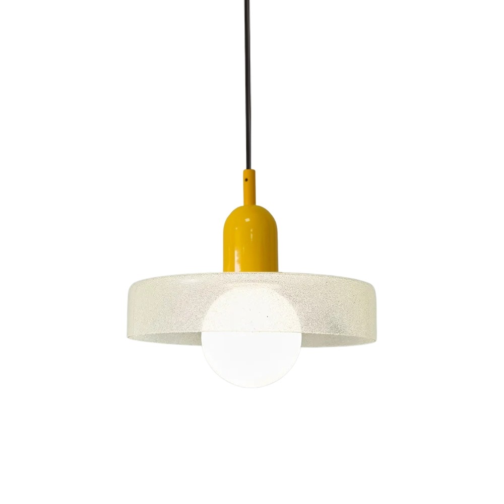 Nordic Crystal Glass Disc Orb Pendant Light For Kitchen Island K930