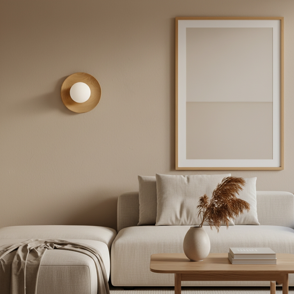 Nordic Minimalist Natural Wood LED Wall Light D780