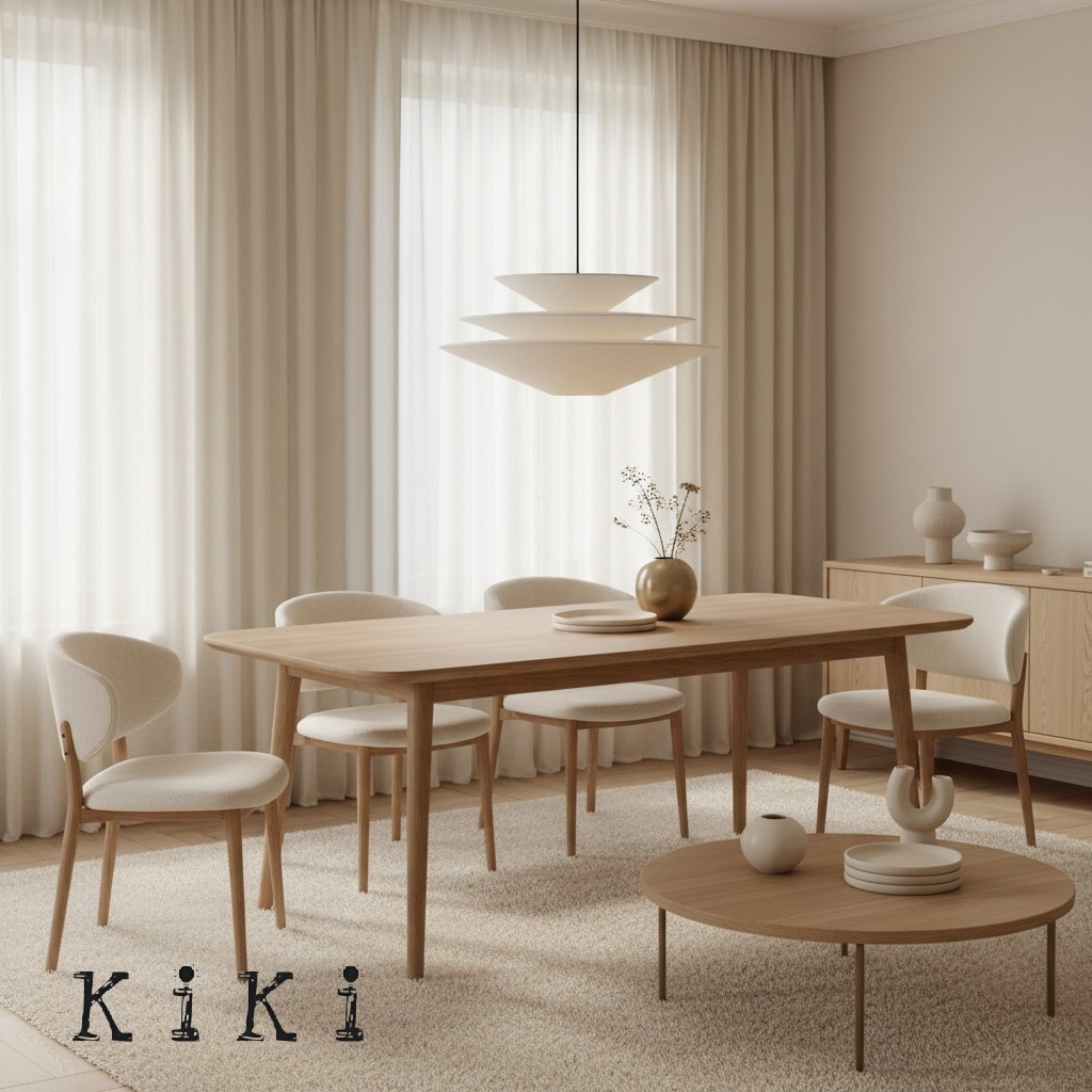 Solivara Linen Pendant Light – Modern Layered Design for Dining & Living Areas K1344