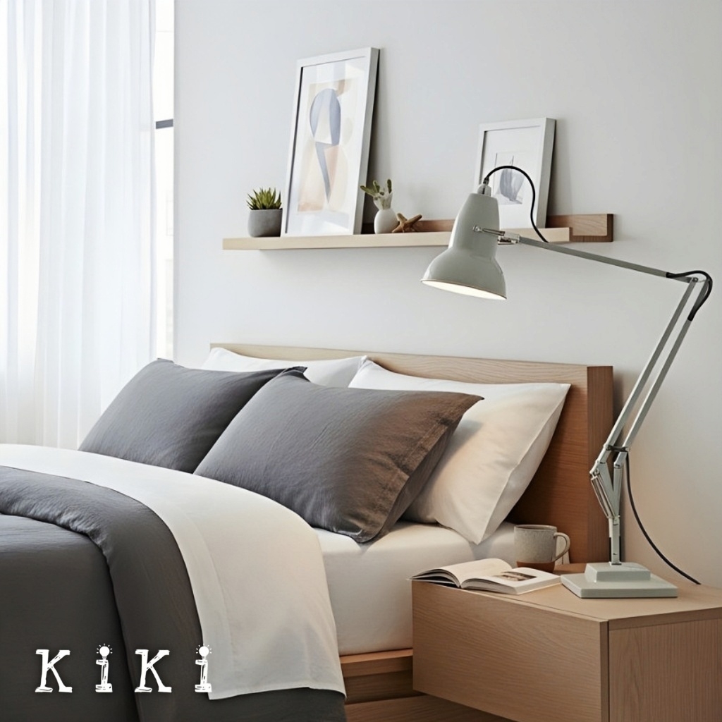 Modryx Articulated Desk Lamp - Industrial Aesthetic for Workstation and Bedroom K2132