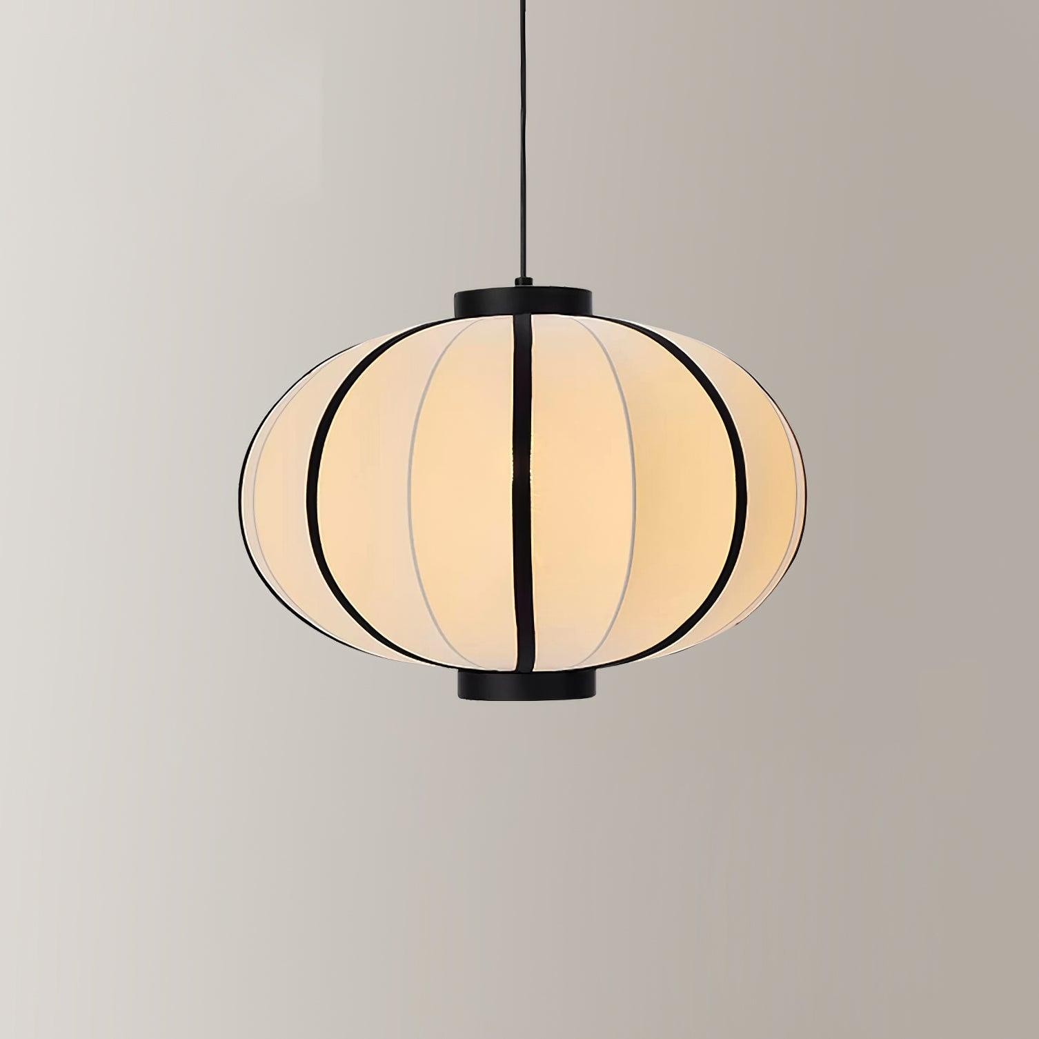 Minimalist Black and White Lantern Pendant Lamp K593