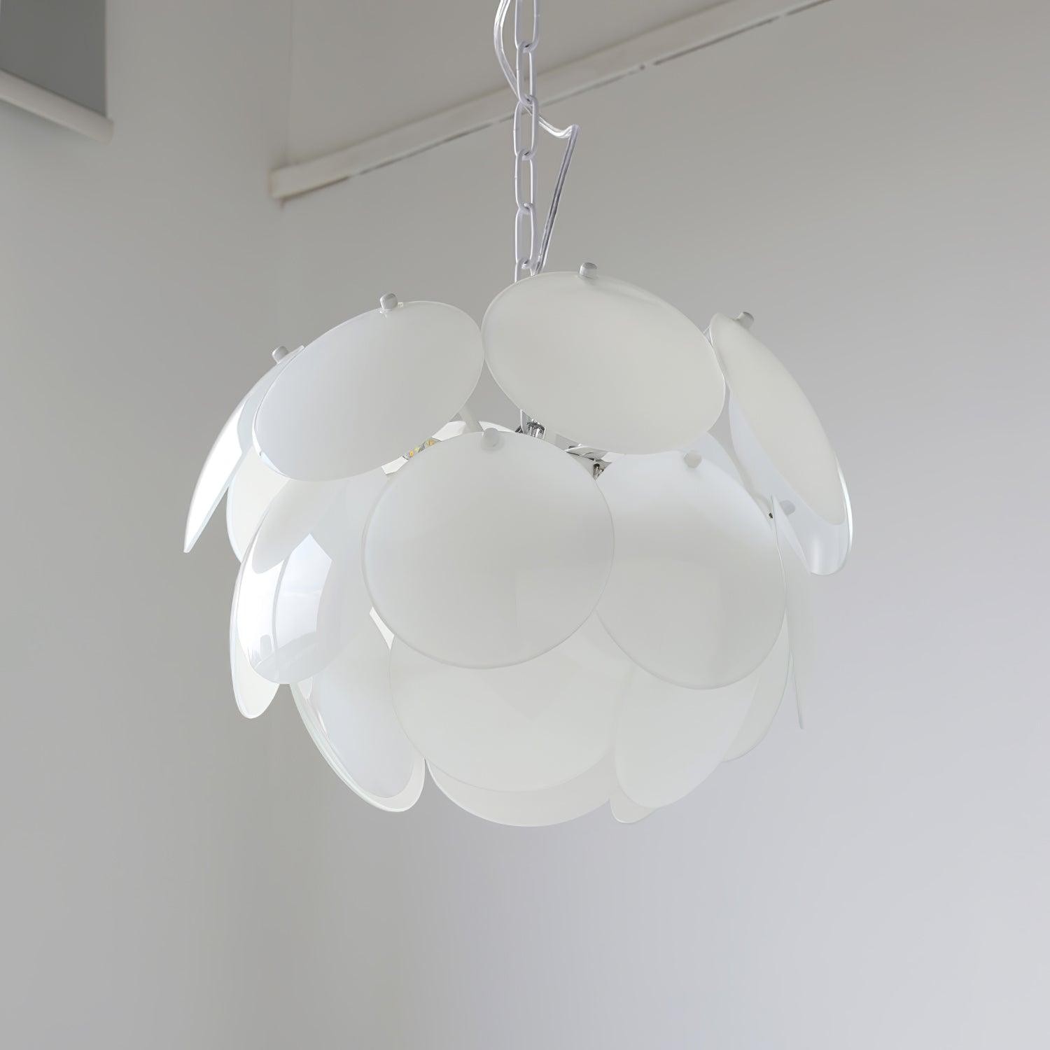 Luxury Fashion Luminous Petal Glass Chandelier K473