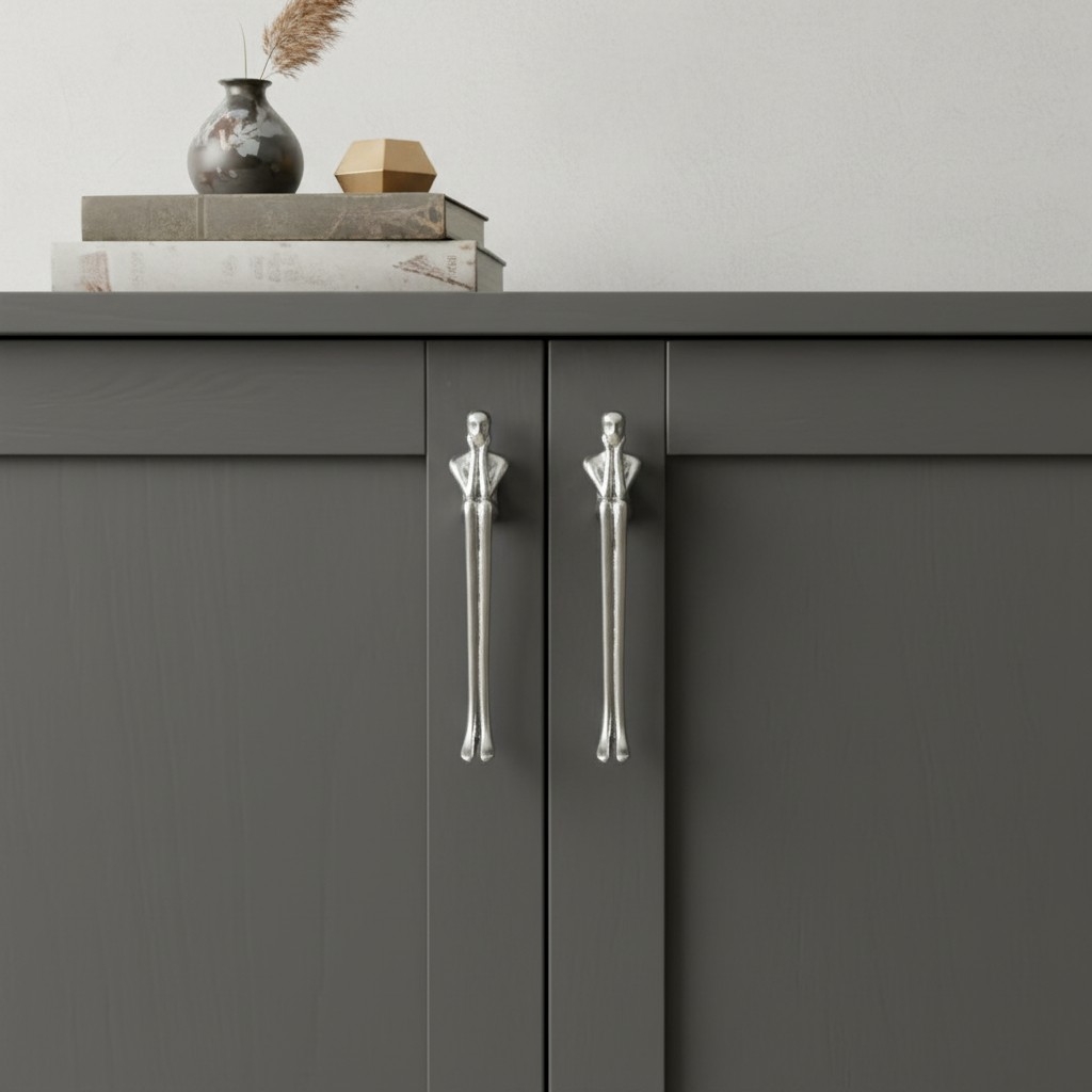 Verlitho Retro Cabinet Handle - Nordic Furniture Pull For Wardrobes and Drawers K2365