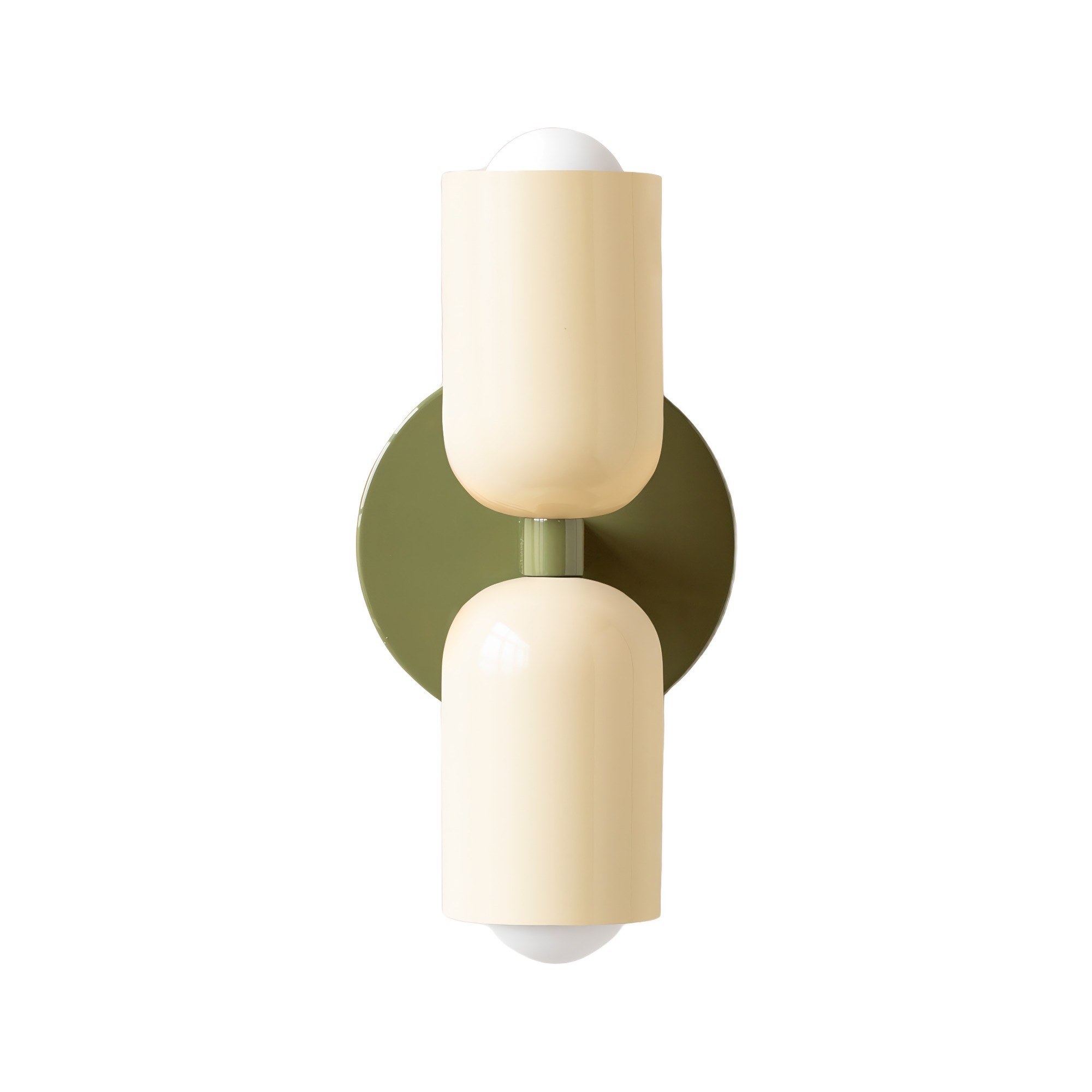 Elegant Up Down Wall Sconce - Bauhaus Double Heads Wall Light for Bedroom and Lounge