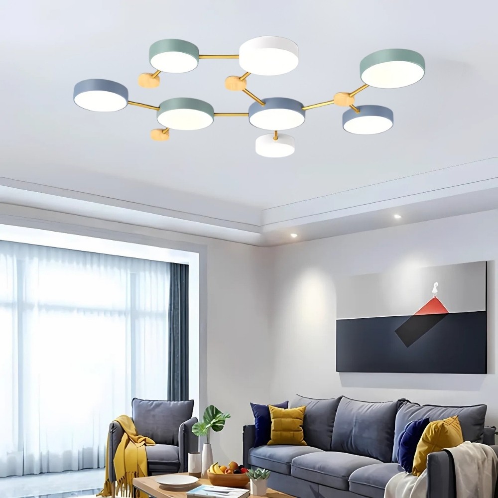 Modern Branch Circular Led Ceiling Lamp K933