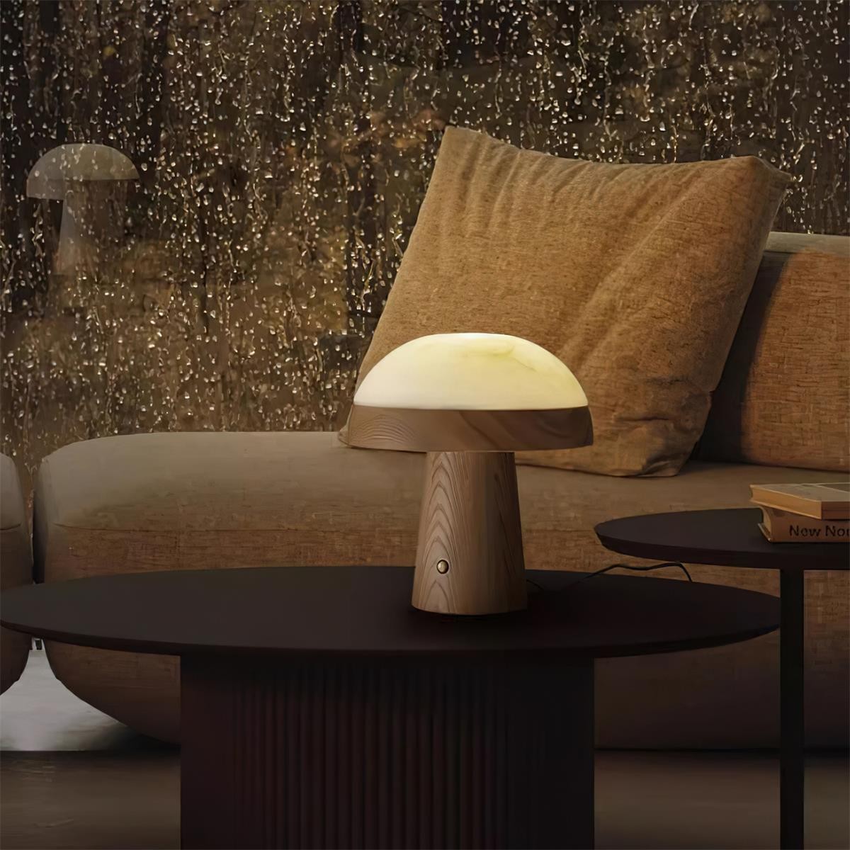 Nordic Minimalist Style Mushroom Shape Table Lamp K591