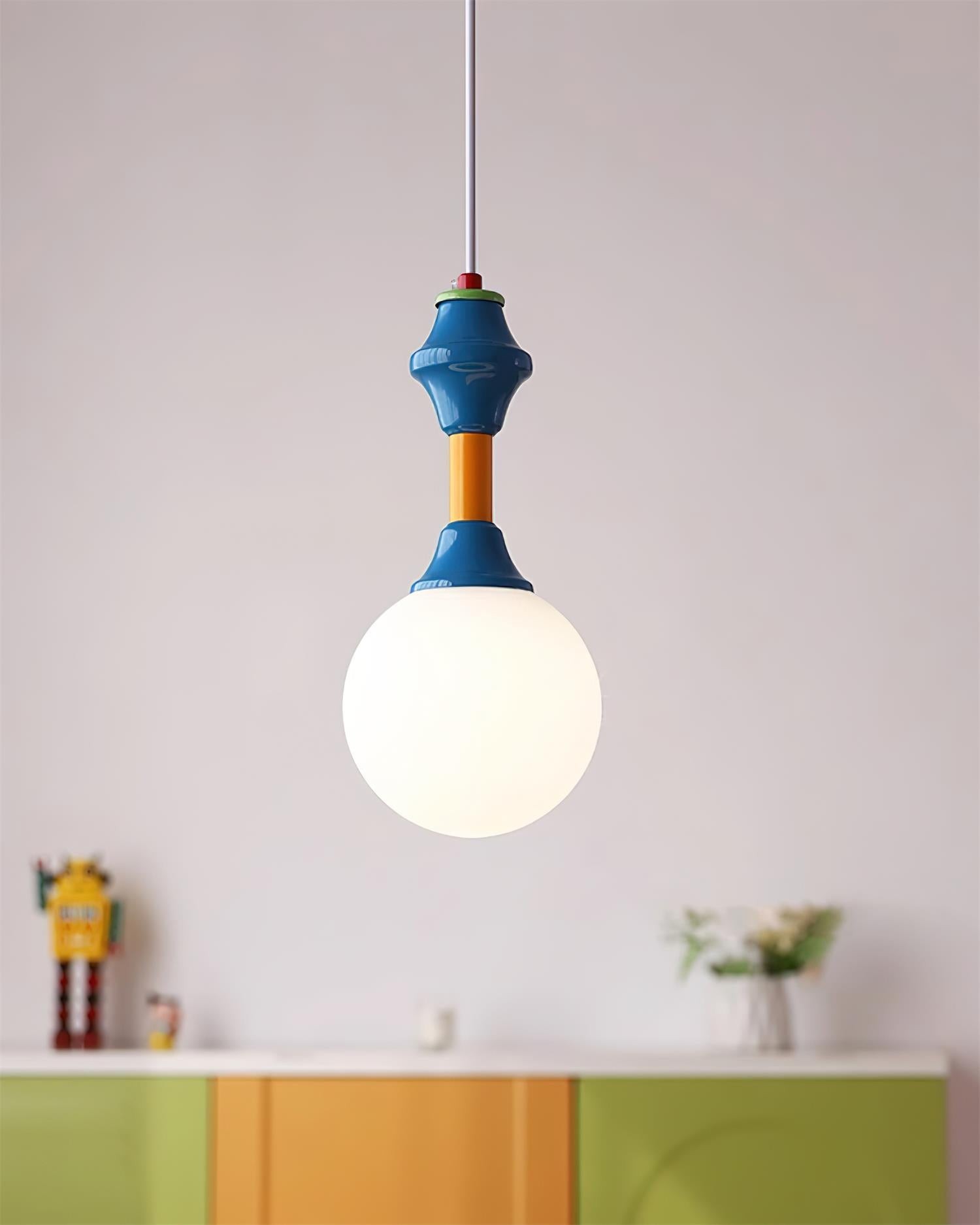 French Blue And White Atmosphere Pendant lamp K687