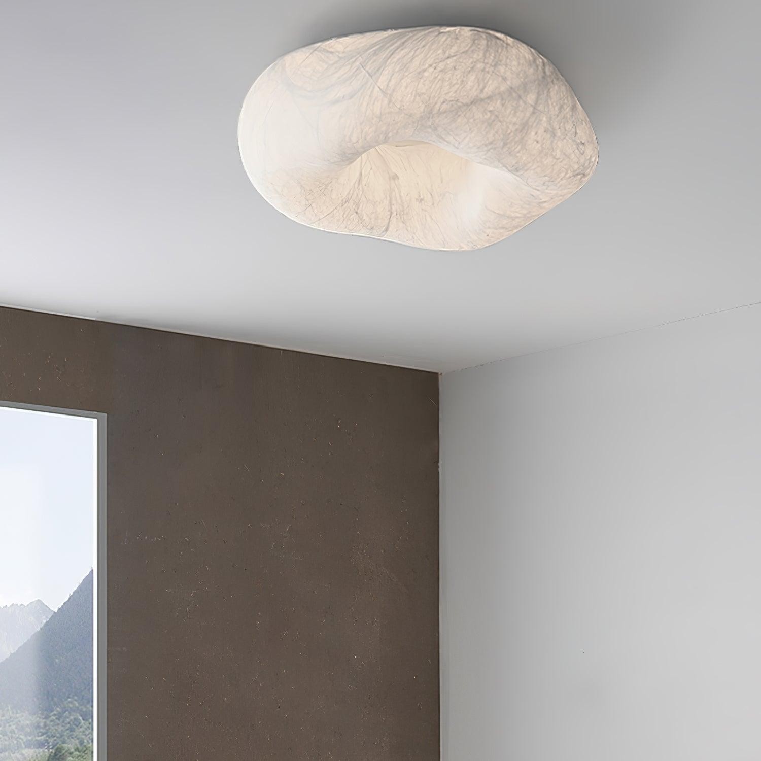 Modern Simple Silk LED Living Room Ceiling Lamp K780