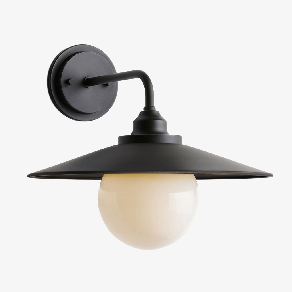 Cordax Utility-Inspired Wall Sconce - Metal and Glass for Indoor Outdoor Decor K2046