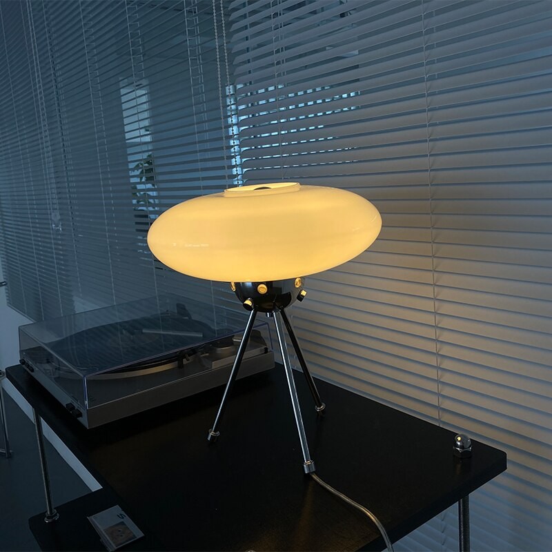 Glass UFO Table Lamp K1028