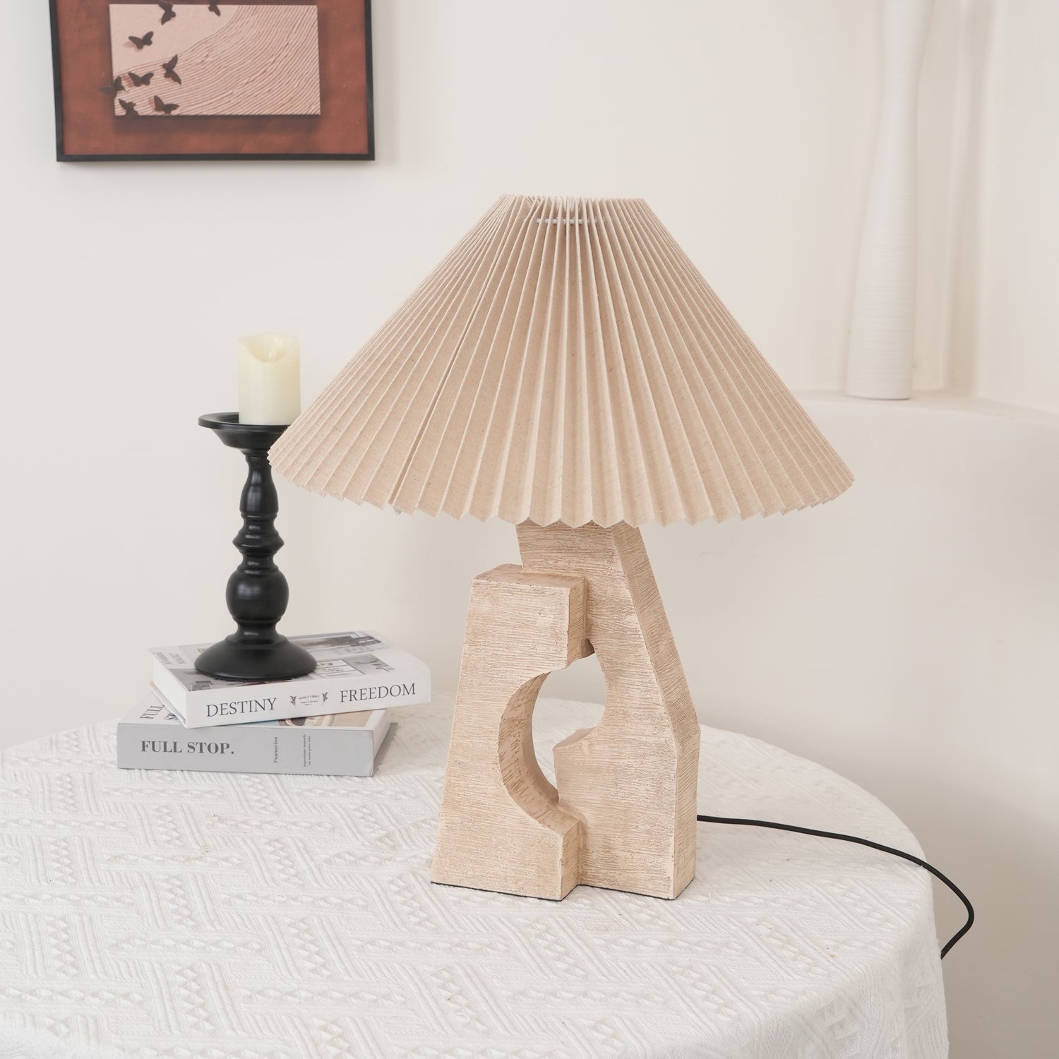 Modern Artistic Stone Pillar Table Lamp K879