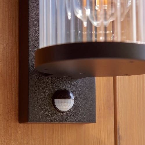 Karbonis Modern Outdoor Wall Sconce - Motion Sensor Security Light K1978