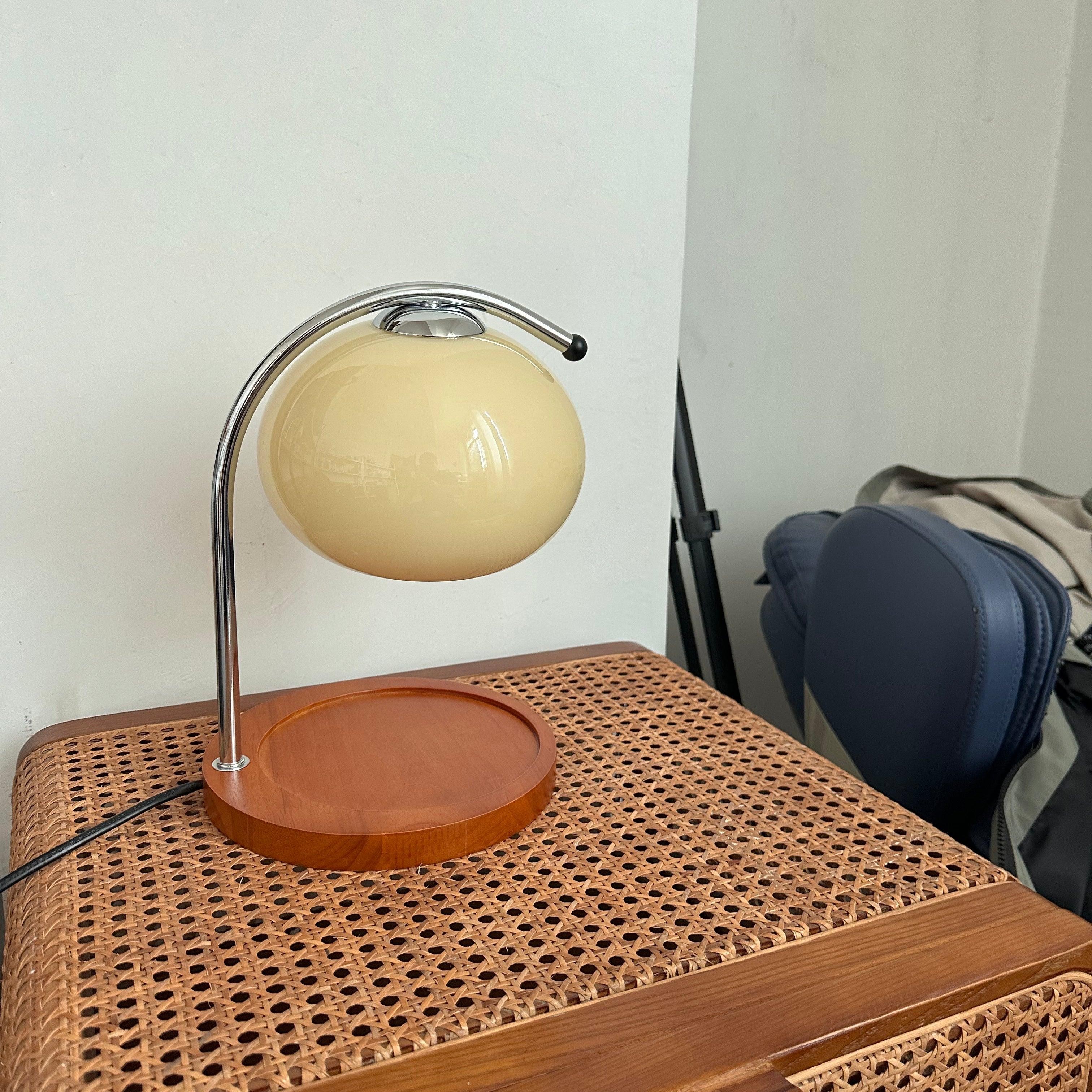 Modern Bauhaus Glass Candle Warmer Table Lamp K497
