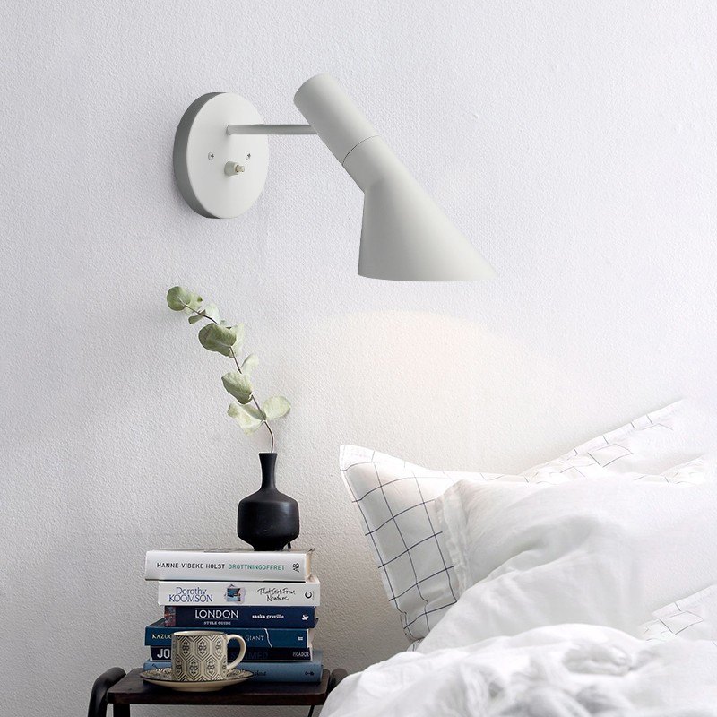 Modern Nordic Metal Wall Lamp - Directional Asymmetrical Sconce for Hallway