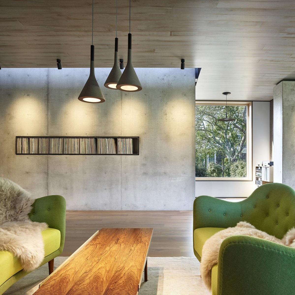 Minimalist Aplomb Pendant Light - Cement Cone Pendant Light for Kitchen Island